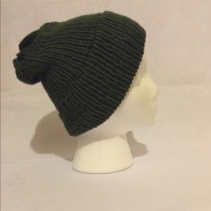 Green beanie
